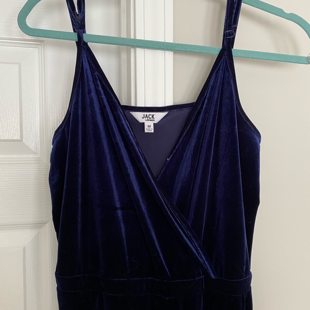 Blue velvet jumpsuit!